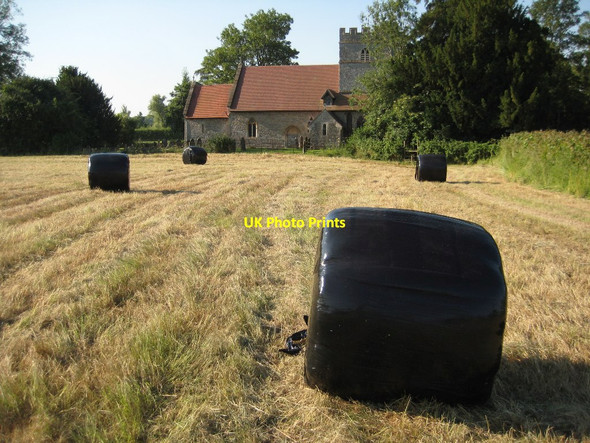 Photo 6"x4" Haylage bales, Earl's Croome Baughton c2015
