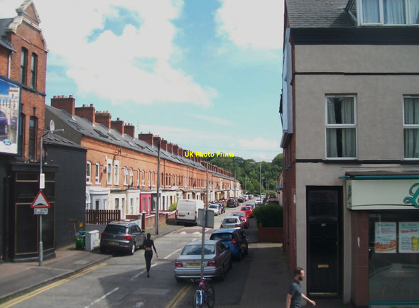 Photo 6"x4" Farnham Street off the Lower Ormeau Road Belfast c2015