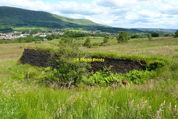 Photo 6"x4" Remains, Culloch Slap Lime Works Lennoxtown c2015