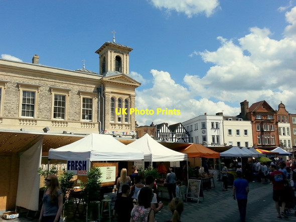 Photo 6"x4" Kingston Market Place Kingston Upon Thames c2015
