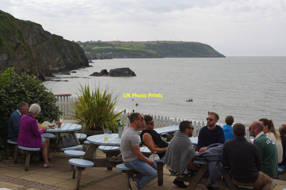 Photo 6"x4" Outside the Ship Inn, Tresaith Tresaith c2015