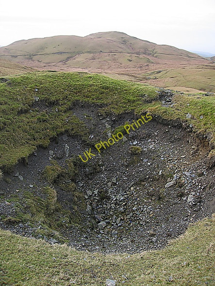 Photo 6"x4" Esgair Hir mine shaft Llyn Dwfn c2009
