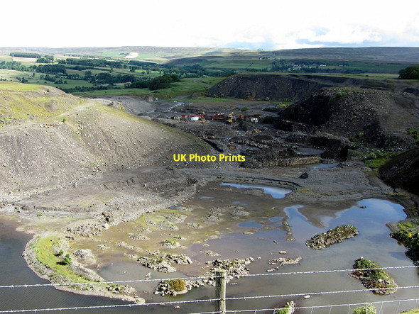 Photo 6"x4" Newlandside Quarry Stanhope\/NY9939 c2015