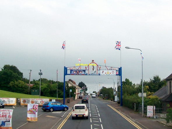 Photo 6"x4" An Orange Arch at Clough Clough\/J4040 c2015