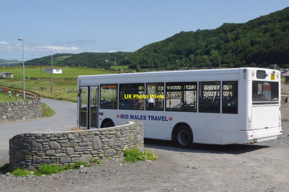 Photo 6"x4" Bus to Aberystwyth Clarach c2015