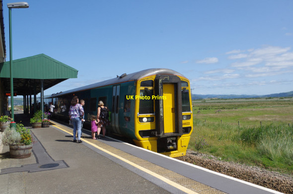 Photo 6"x4" Borth Station  Borth c2015