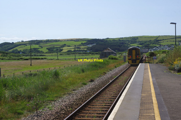 Photo 6"x4" Departing Borth Borth c2015