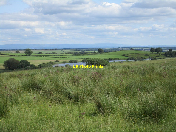 Photo 6"x4" View towards Purdhamstone Reservoir Middlebie c2015