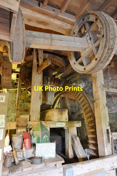 Photo 6"x4" The Village Watermill - Pit Gearing Colt Park\/SD2770 c2015