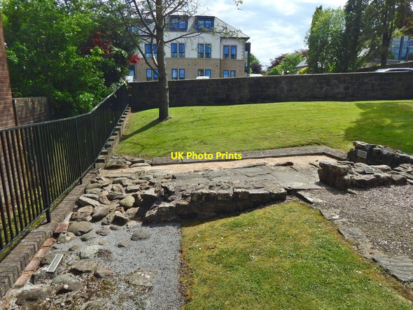 Photo 6"x4" Bearsden Roman Bath-house: latrine and east rampart Milngavie c2015