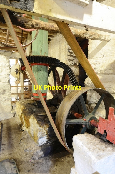 Photo 6"x4" Heron Mill - pit gearing Beetham\/SD4979 c2015 P1