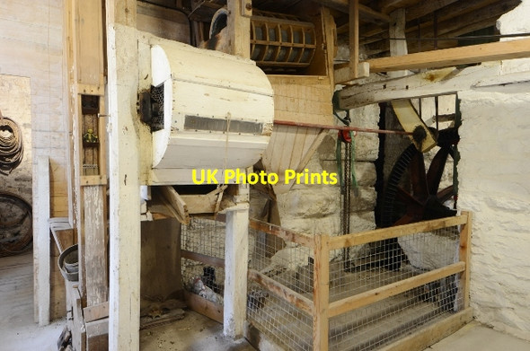 Photo 6"x4" Heron Mill - winnowing machine and elevator Beetham\/SD4979 c2015