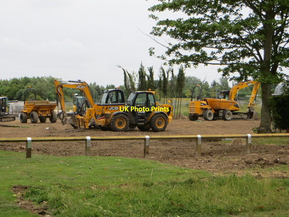 Photo 6"x4" Parked up Plant Chilton\/SU4885 c2015
