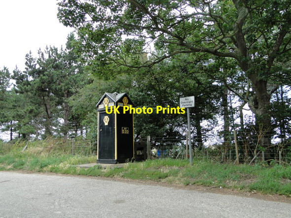 Photo 6"x4" AA box on the A149 at Brancaster Staithe Brancaster Staithe c2015