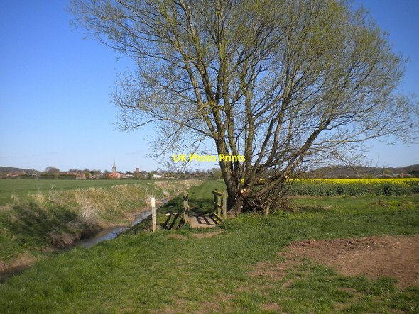 Photo 6"x4" Footpath alongside Fairham Brook west of Bunny Bunny c2015