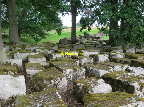 Photo 6"x4" Remains of Chesters Roman Bridge Chollerford c2015
