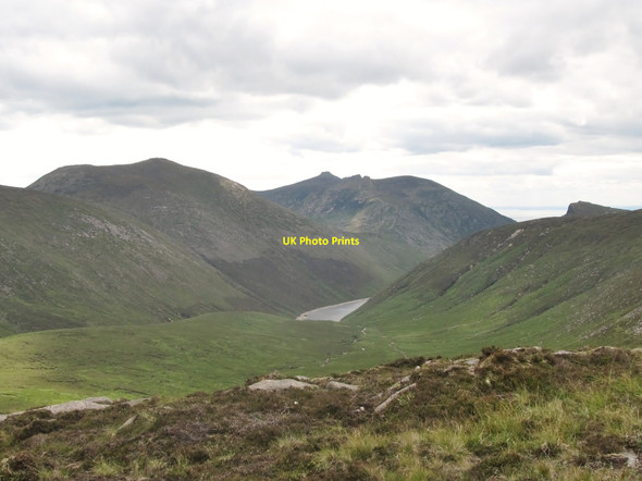 Photo 6"x4" The Ben Crom Reservoir from Slievenaglogh Kilcoo c2015