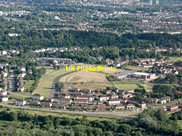 Photo 6"x4" Ferguslie Park from the air Paisley c2015