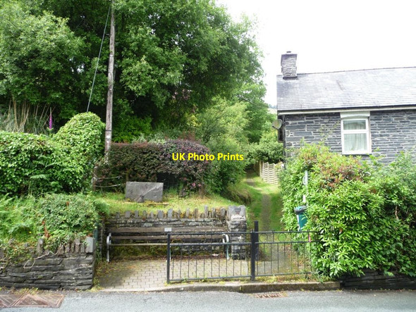 Photo 6"x4" Public footpath, Corris Corris c2015