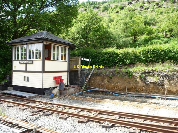 Photo 6"x4" Signal box, Maespoeth Junction, Corris Railway Esgairgeiliog c2015