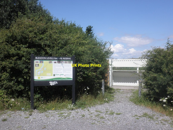 Photo 6"x4" Observation hide, Bleadon Levels Nature Reserve Batch c2015