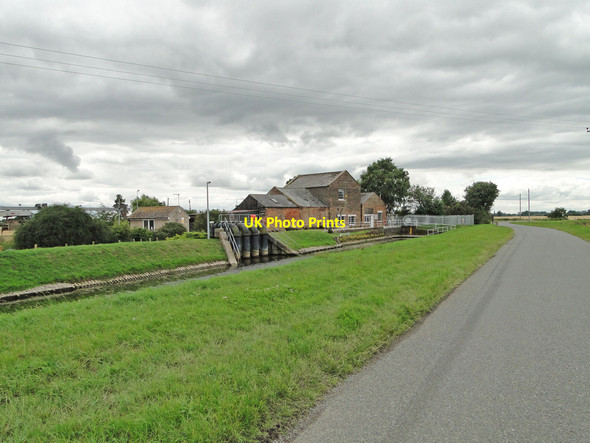 Photo 6"x4" Green Bank Pumping Station near Subscription Bridge Tilney Fen End c2015