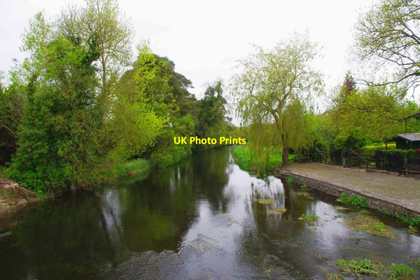 Photo 6"x4" Little Brosna River at Riverstown near Birr, Co. Offaly Crinkill c2013