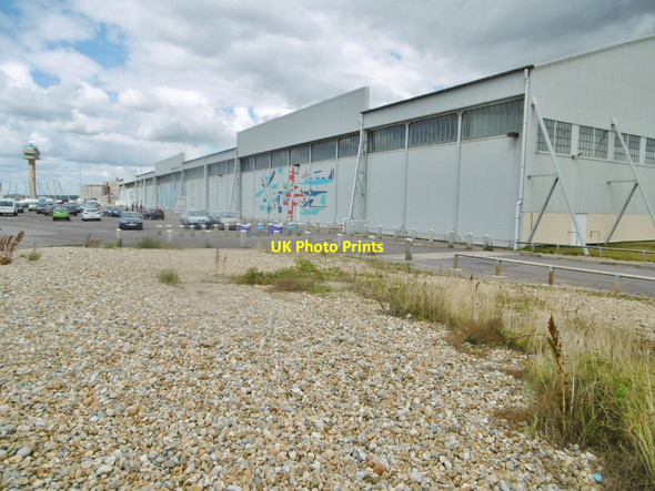 Photo 6"x4" Calshot, Sunderland Hangar Calshot c2015