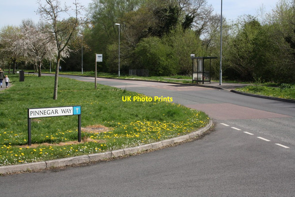 Photo 6"x4" Junction of Pinnegar Way and St Paul's Drive Dorcan c2015