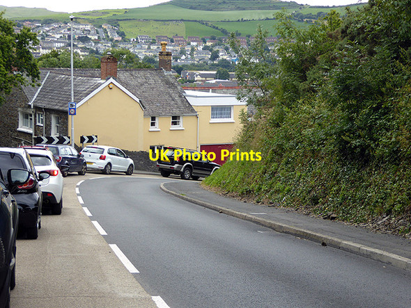 Photo 6"x4" Traffic queuing on Primrose Hill Aberystwyth c2015