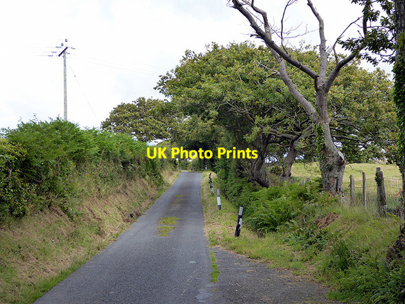 Photo 6"x4" The road from Bow Street to Bont Goch Bow Street\/SN6284 c2015