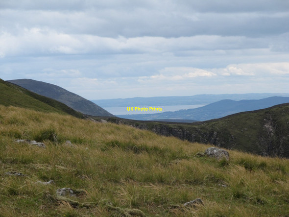 Photo 6"x4" View across the col between Slieve Commedagh and Slieve Corragh Newcastle\/J3732 c2015