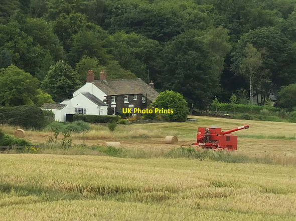 Photo 6"x4" Harvesting at Beacon Farm, Billinge Billinge c2015