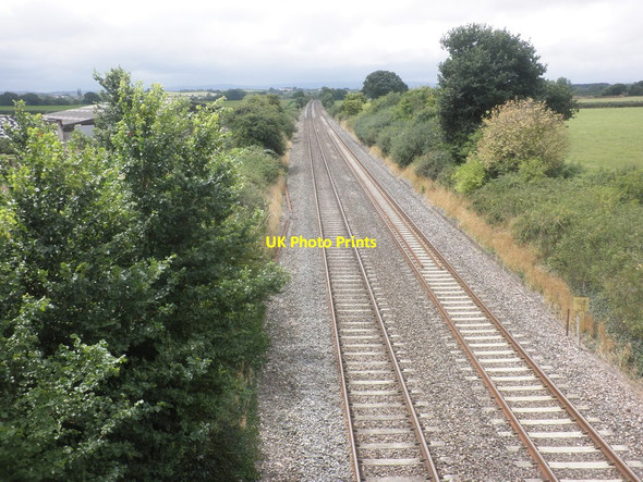 Photo 6"x4" Main line to Taunton Bankland c2015