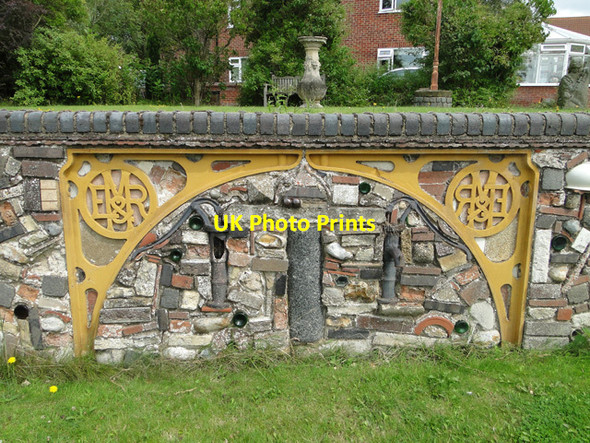 Photo 6"x4" An eye-catching wall at Erpingham Erpingham c2015 P2