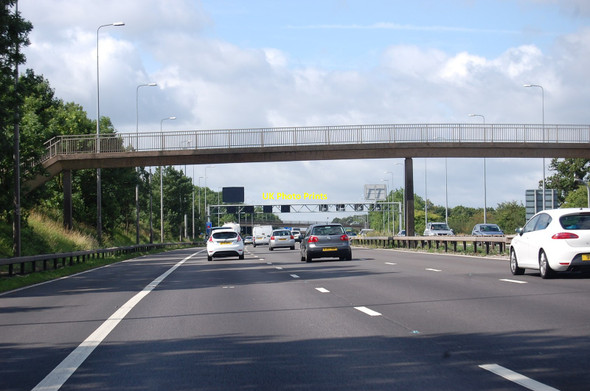 Photo 6"x4" M42 footbridge Solihull c2015