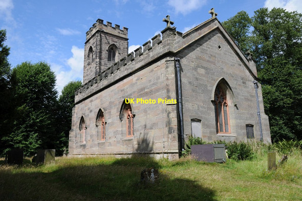 Photo 6"x4" Calke church Calke c2015