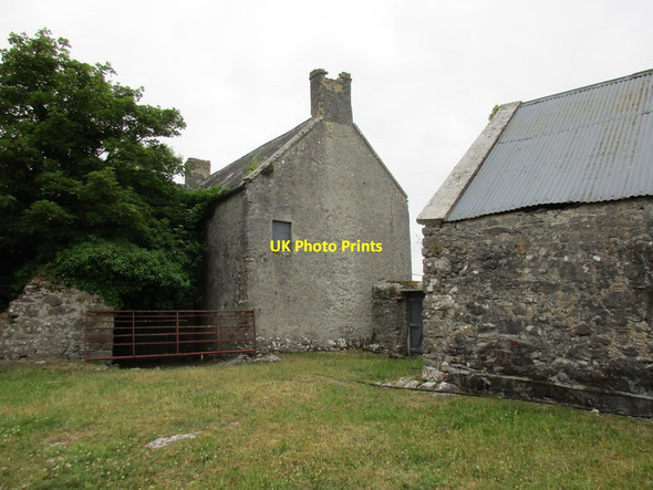 Photo 6"x4" The rear of Lackeen House Lorrha c2015
