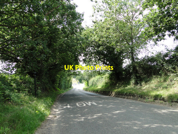 Photo 6"x4" Thorpe Road about to meet the A149 Southrepps c2015