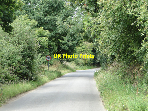 Photo 6"x4" Entering Trunch from the southeast Knapton\/TG3034 c2015