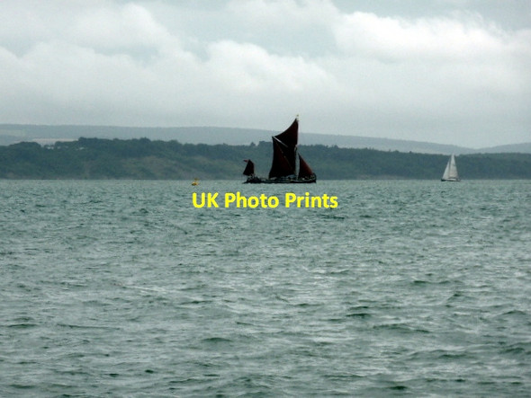 Photo 6"x4" Thames Sailing Barge Lepe c2015