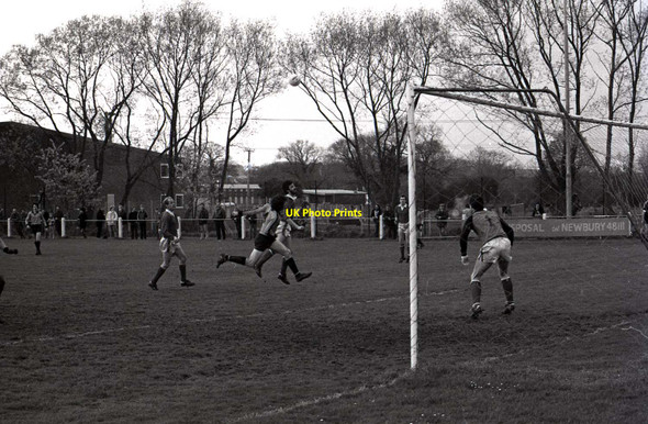 Photo 6"x4" Newbury Town's Faraday Road ground Newbury\/SU4767 c1983