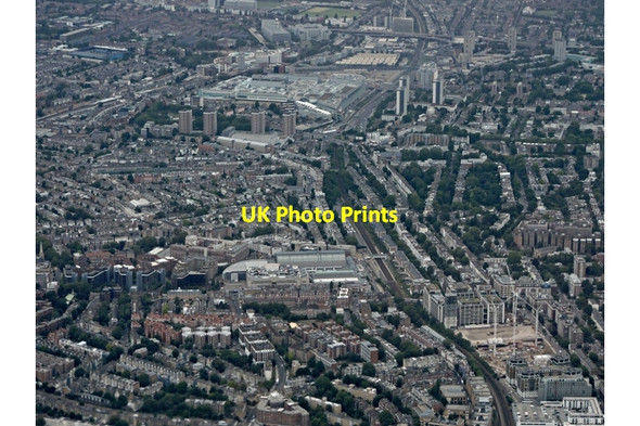 Photo 6"x4" Olympia from the air Kensington\/TQ2579 c2015