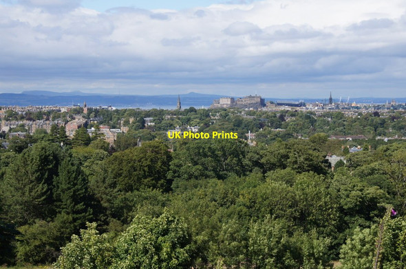 Photo 6"x4" View over Edinburgh from the Braid Hills footpath Morningside\/NT2471 c2015