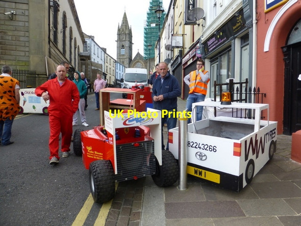 Photo 6"x4" Waiting at the start line, Omagh Soapbox Derby Omagh c2015