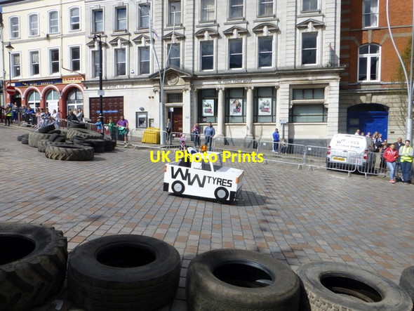 Photo 6"x4" WW Tyres soapbox, Omagh Omagh c2015
