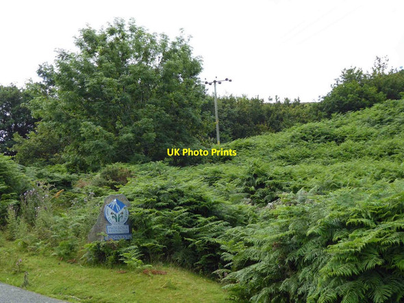 Photo 6"x4" Snowdonia National Park sign Pensychnant Conwy c2015