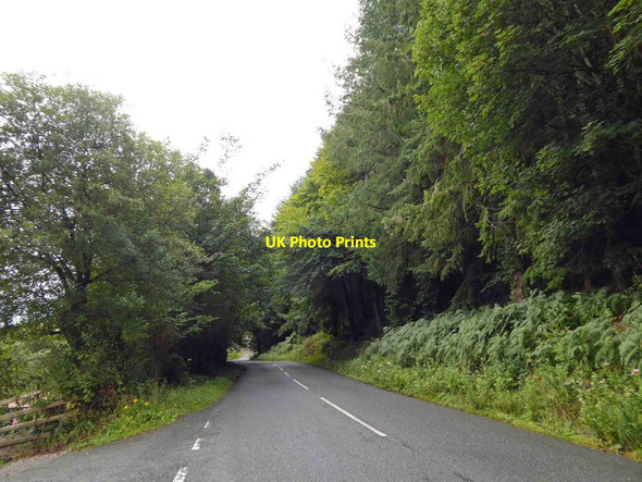 Photo 6"x4" B5106 leaving Trefriw Dolgarrog c2015