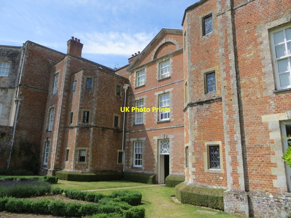 Photo 6"x4" Back door at Mottisfont Mottisfont c2015