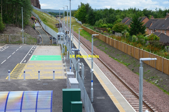 Photo 6"x4" Newtongrange station, Borders Railway Lasswade c2015